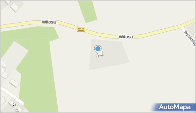 Cewice, Witosa Wincentego, 1, mapa Cewice