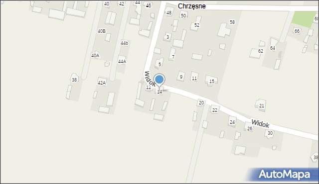 Chrzęsne, Widok, 14, mapa Chrzęsne