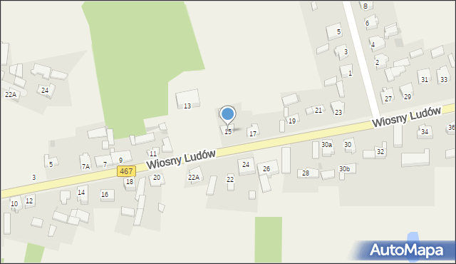 Ciążeń, Wiosny Ludów, 15, mapa Ciążeń