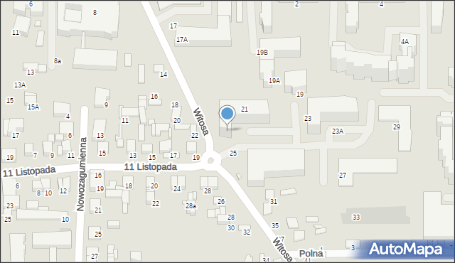 Ciechanów, Witosa Wincentego, 23, mapa Ciechanów