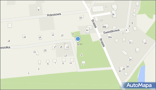 Czapielsk, Wiesiołka, 6, mapa Czapielsk