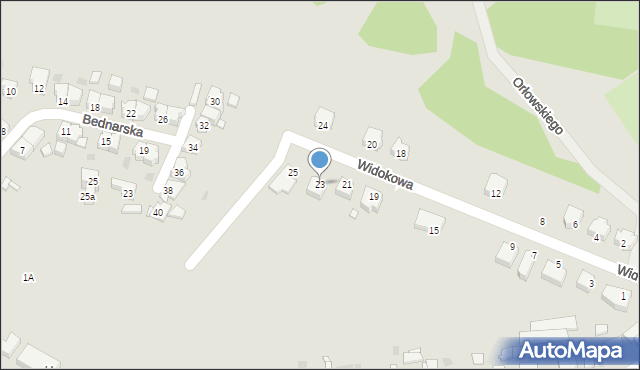 Czarnków, Widokowa, 23, mapa Czarnków