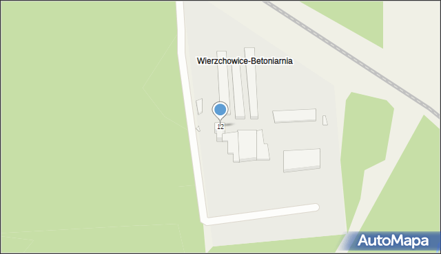 Czatkowice, Wierzchowicka, 12, mapa Czatkowice