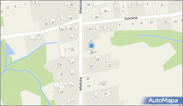 Czechówka, Wielicka, 28, mapa Czechówka