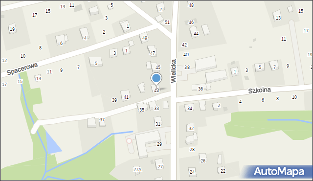 Czechówka, Wielicka, 43, mapa Czechówka