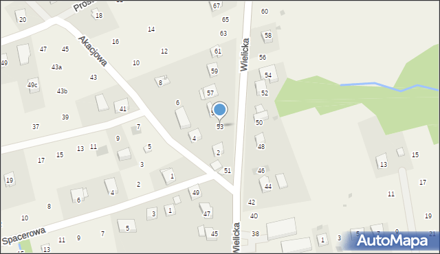 Czechówka, Wielicka, 53, mapa Czechówka