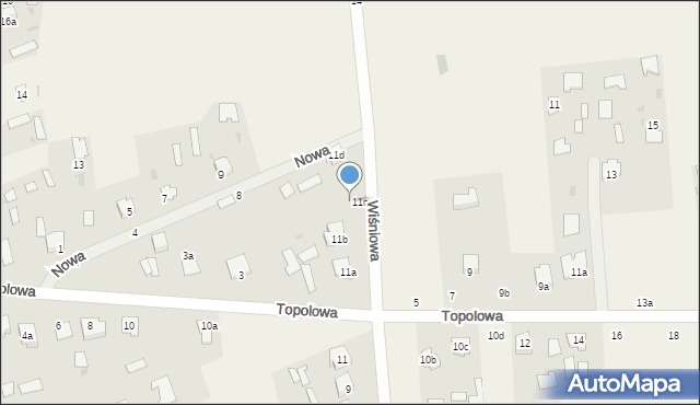 Czeremcha, Wiśniowa, 11c, mapa Czeremcha