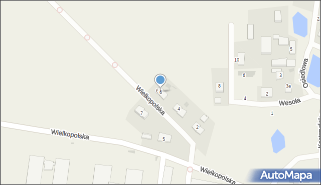 Czerlejno, Wielkopolska, 6, mapa Czerlejno