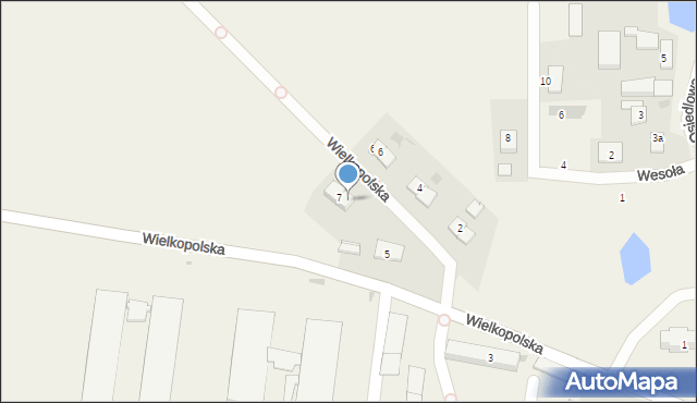 Czerlejno, Wielkopolska, 7/1, mapa Czerlejno