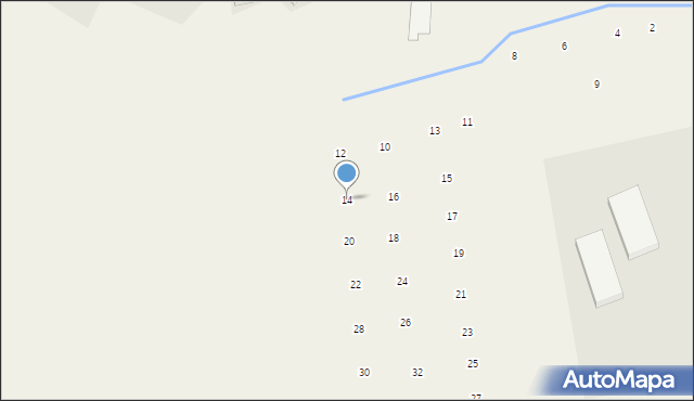 Czernichów, Wierzbowa, 14, mapa Czernichów