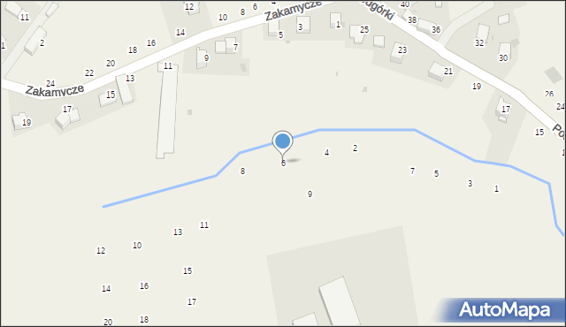 Czernichów, Wierzbowa, 6, mapa Czernichów