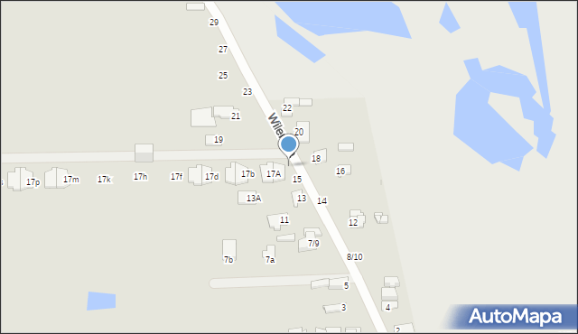 Częstochowa, Wileńska, 17, mapa Częstochowy