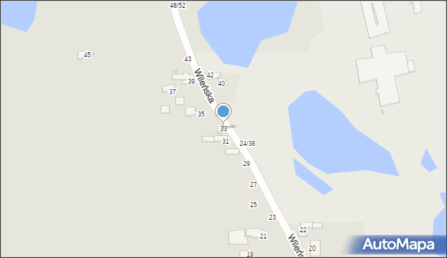 Częstochowa, Wileńska, 33, mapa Częstochowy