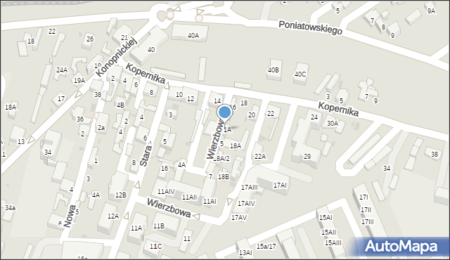 Dąbrowa Górnicza, Wierzbowa, 3, mapa Dąbrowa Górnicza