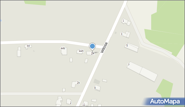 Dąbrowa Tarnowska, Witosa Wincentego, 2A, mapa Dąbrowa Tarnowska