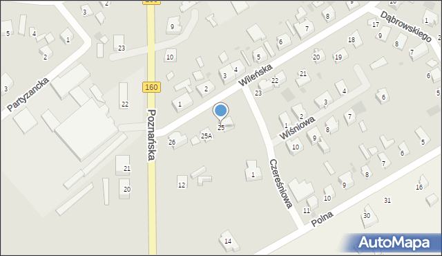 Dobiegniew, Wileńska, 25, mapa Dobiegniew