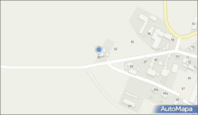 Dobrosławice, Wiejska, 64, mapa Dobrosławice