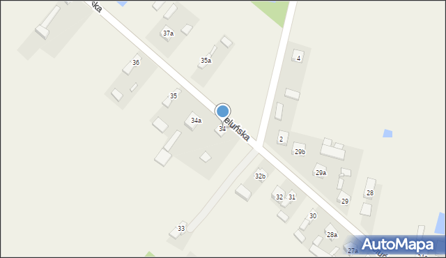 Dobryszyce, Wieluńska, 34, mapa Dobryszyce