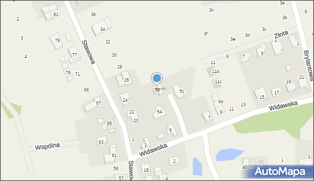 Dobrzykowice, Widawska, 5B, mapa Dobrzykowice