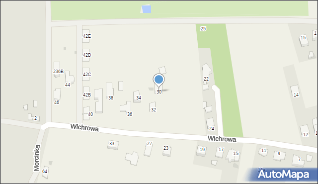 Domaszowice, Wichrowa, 30, mapa Domaszowice