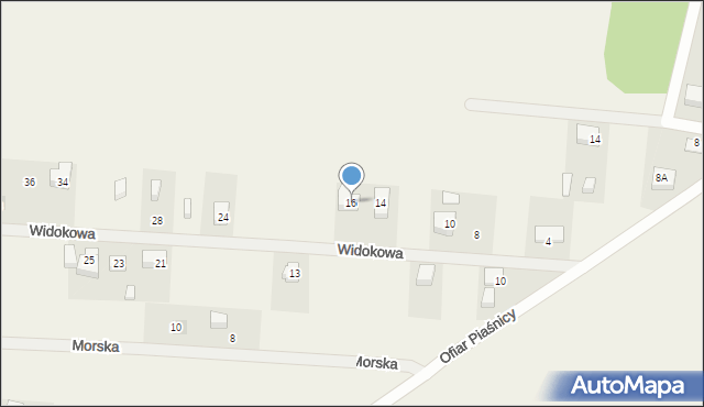 Domatowo, Widokowa, 16, mapa Domatowo