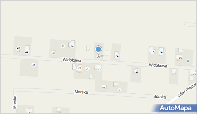 Domatowo, Widokowa, 28, mapa Domatowo