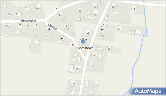 Domatowo, Wiejska, 21, mapa Domatowo