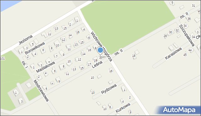 Dominice, Wichrowe Wzgórza, 10, mapa Dominice