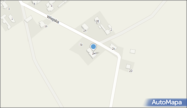 Falmirowice, Wiejska, 1H, mapa Falmirowice