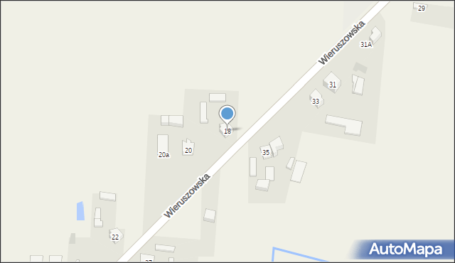Galewice, Wieruszowska, 18, mapa Galewice