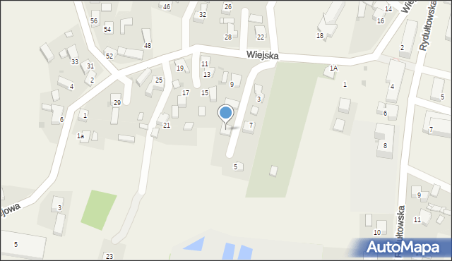 Gaszowice, Wiejska, 5, mapa Gaszowice