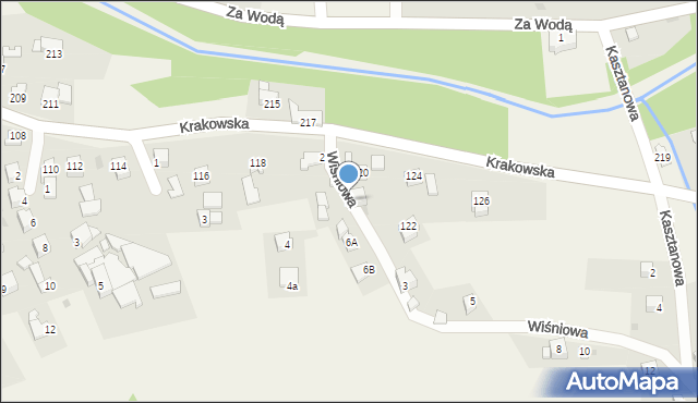 Gilowice, Wiśniowa, 1, mapa Gilowice