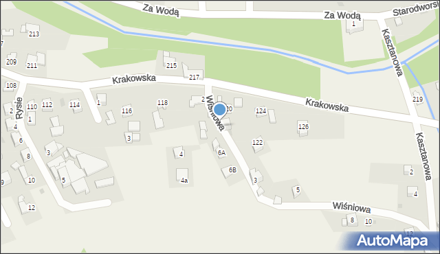 Gilowice, Wiśniowa, 1, mapa Gilowice