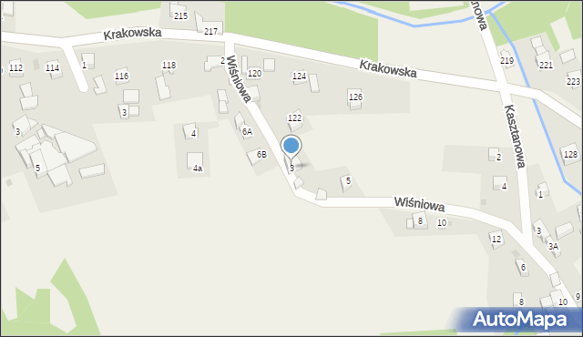 Gilowice, Wiśniowa, 3, mapa Gilowice