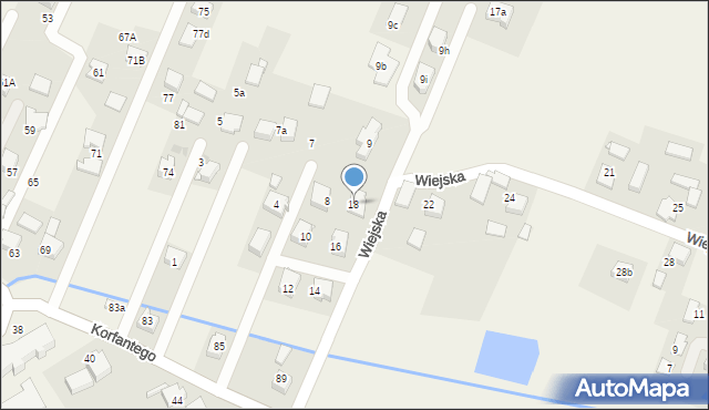 Gilowice, Wiejska, 18, mapa Gilowice