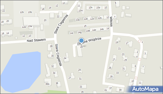 Gliwice, Witosa Wincentego, 22, mapa Gliwic