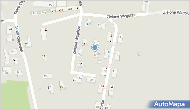Gliwice, Witosa Wincentego, 31, mapa Gliwic
