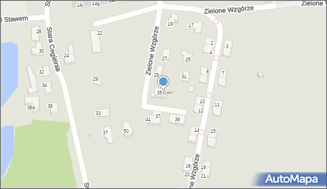Gliwice, Witosa Wincentego, 35A, mapa Gliwic