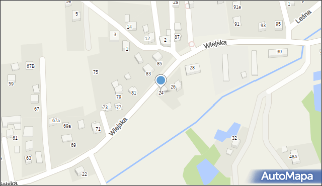 Gogołowa, Wiejska, 24, mapa Gogołowa