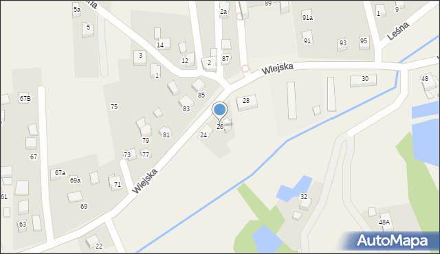 Gogołowa, Wiejska, 26, mapa Gogołowa