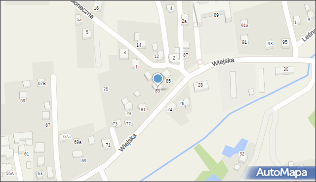 Gogołowa, Wiejska, 83, mapa Gogołowa