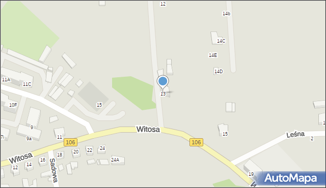 Golczewo, Witosa Wincentego, 13, mapa Golczewo