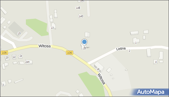 Golczewo, Witosa Wincentego, 15, mapa Golczewo