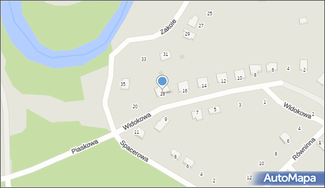 Golub-Dobrzyń, Widokowa, 18, mapa Golub-Dobrzyń