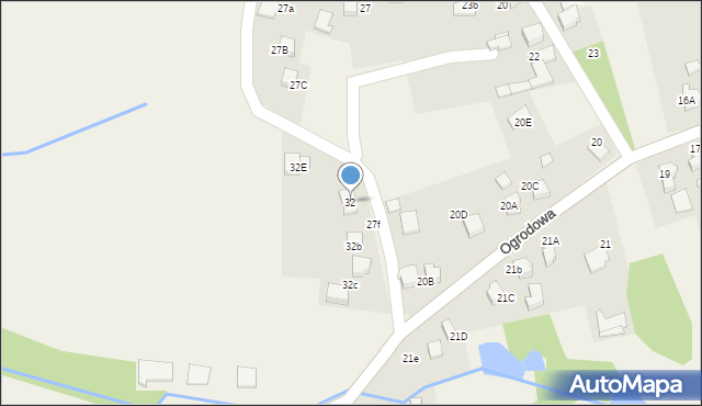 Gorzyce, Wiejska, 32, mapa Gorzyce