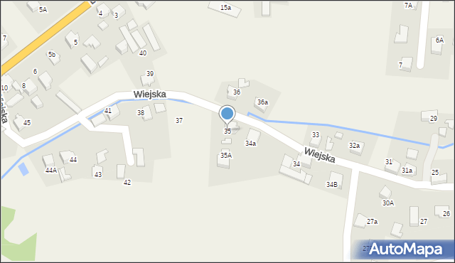 Gorzyce, Wiejska, 35, mapa Gorzyce