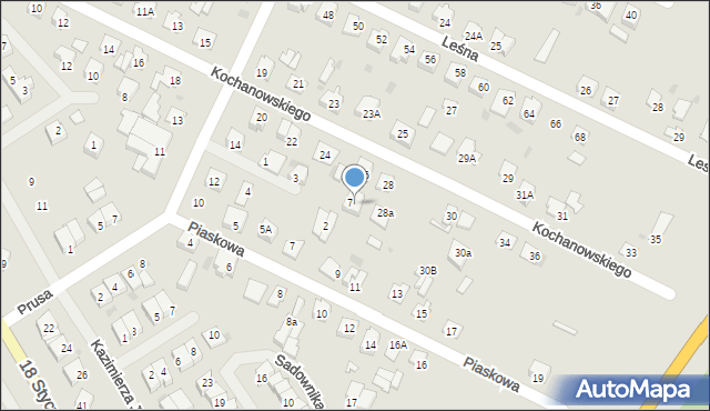 Gostynin, Wilczkowskiego Eugeniusza, 5, mapa Gostynin