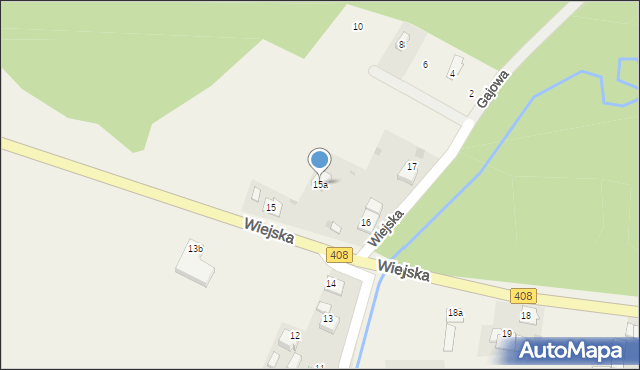 Goszyce, Wiejska, 15a, mapa Goszyce