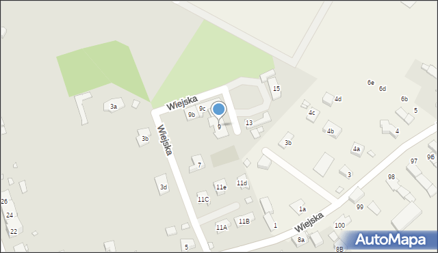 Grodków, Wiejska, 9, mapa Grodków