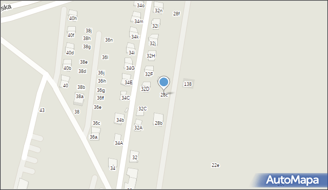 Grodzisk Wielkopolski, Winna, 28c, mapa Grodzisk Wielkopolski